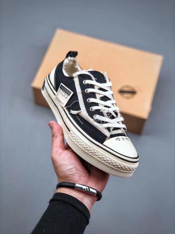 Wu Jianhao Vessel G.O.P. LOW deconstructs overlapping thick bottom and low-end high-to-high canvas sulfur shoe 31-39-9eb0bf22